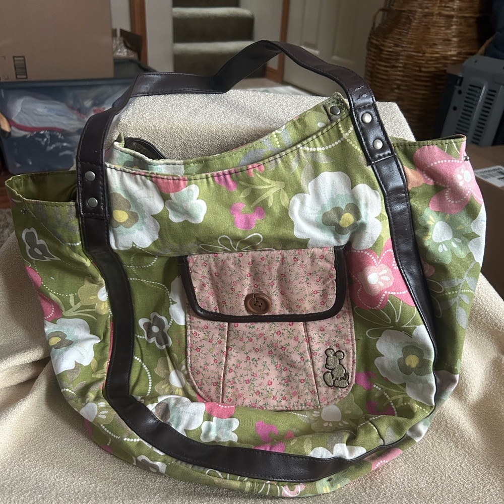 Vintage Disney Floral Bag